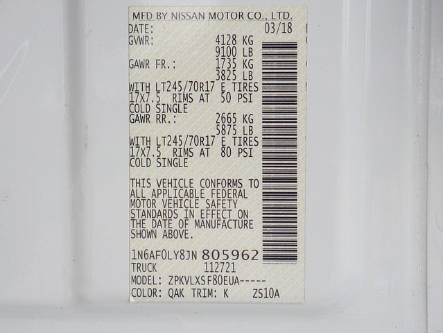 Used 2018 Nissan NV 2500 SV image 43