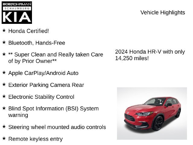 Used 2024 Honda HR-V Sport image 7