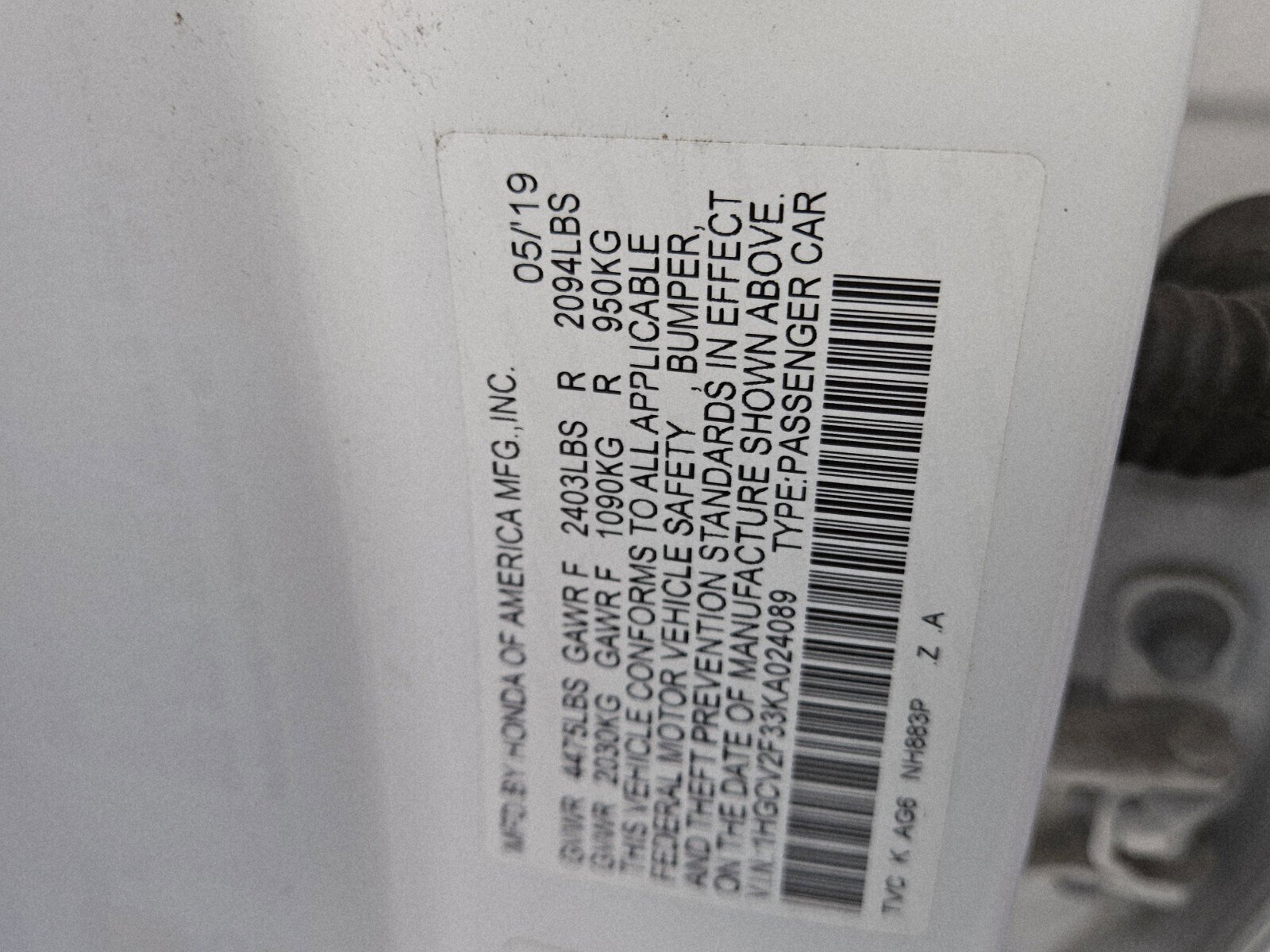 Used 2019 Honda Accord Sport image 21