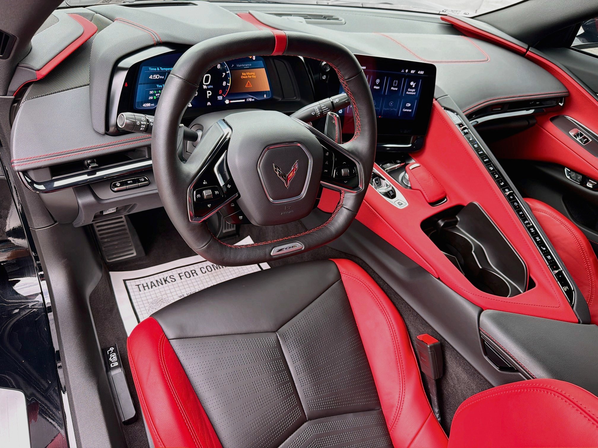 Used 2024 Chevrolet Corvette Z06 w/ Stealth Interior Trim Package RWD image 23