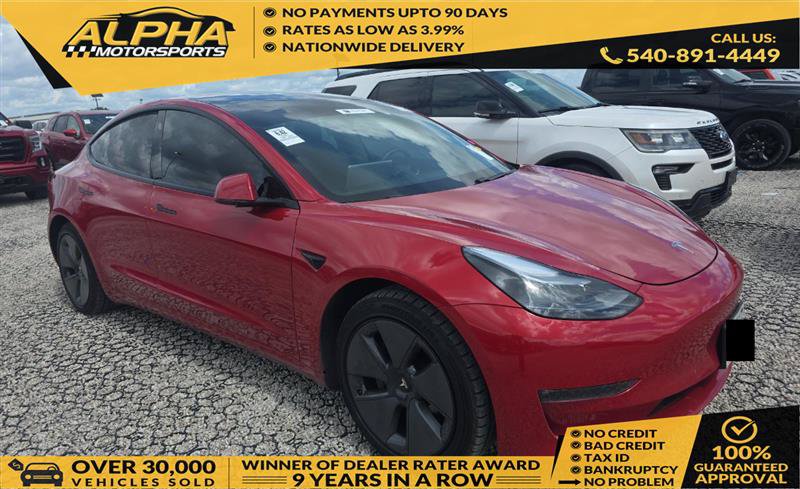 Used 2021 Tesla Model 3 Long Range AWD/4WD image 1