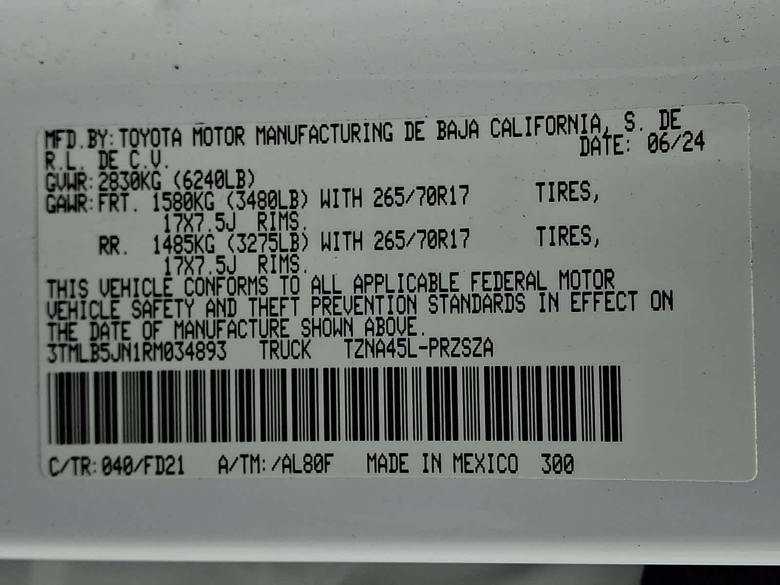 Certified 2024 Toyota Tacoma TRD Off-Road image 29