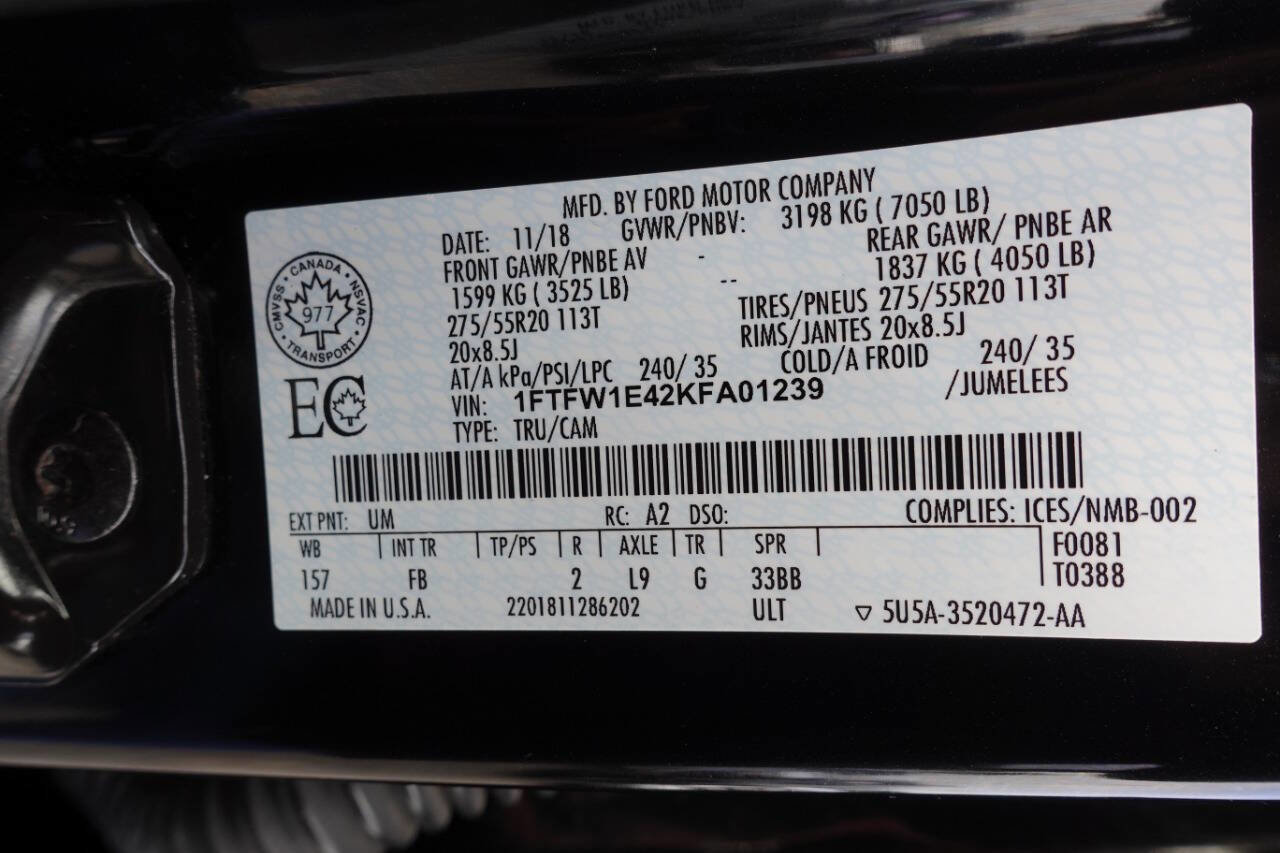 Used 2019 Ford F150 XLT w/ Equipment Group 302A Luxury image 17