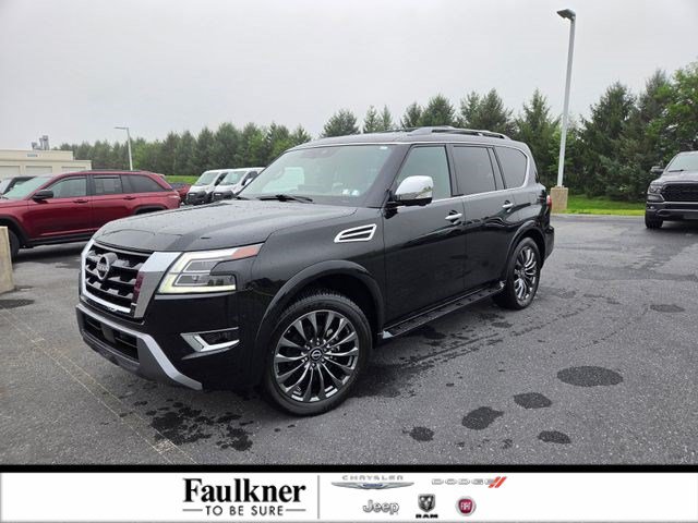 Used 2023 Nissan Armada Platinum w/ Captain's Chairs Package AWD/4WD image 1