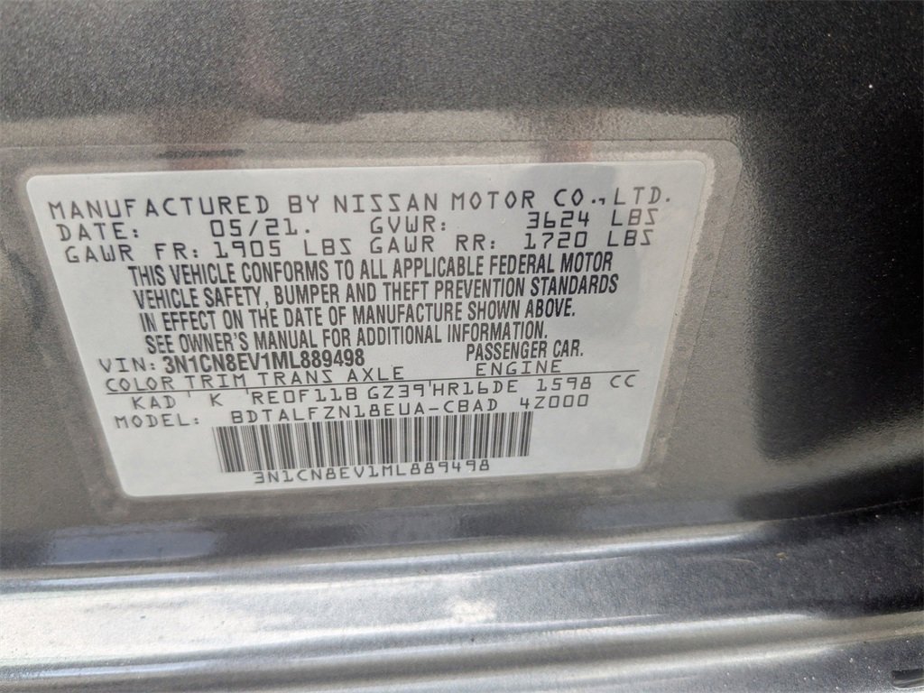 Used 2021 Nissan Versa SV image 17