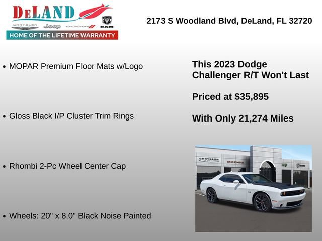 Used 2023 Dodge Challenger R/T w/ Blacktop Package image 25
