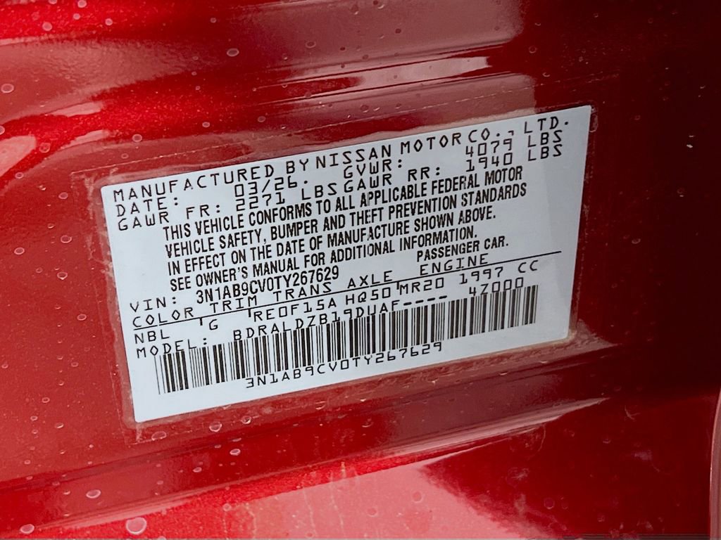 New 2026 Nissan Sentra SV FWD image 25