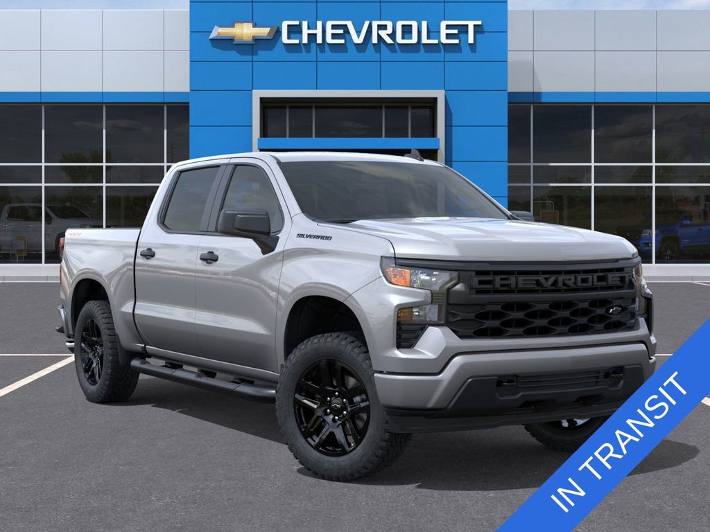 New 2026 Chevrolet Silverado 1500 Custom w/ Turbomax Blackout Package image 1