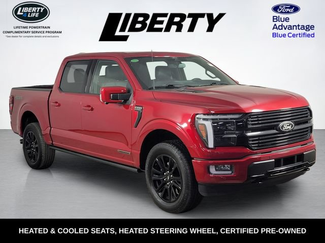 Certified 2025 Ford F150 Platinum w/ Equipment Group 702A High AWD/4WD 360° Tour
