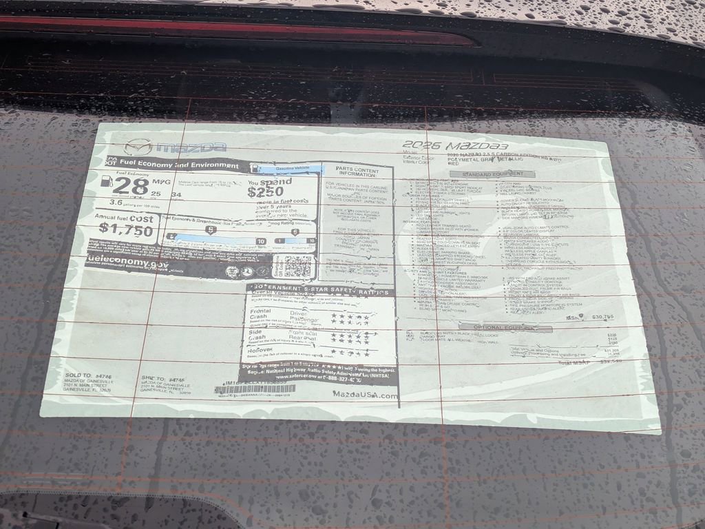 New 2026 MAZDA MAZDA3 Carbon image 30