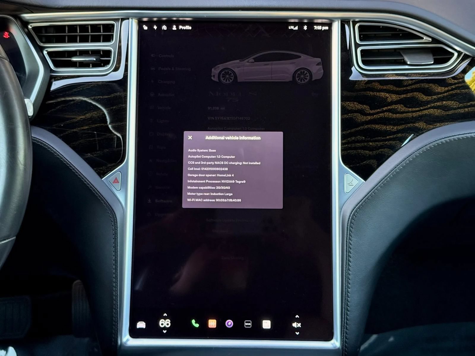 Used 2016 Tesla Model S 75 RWD image 16