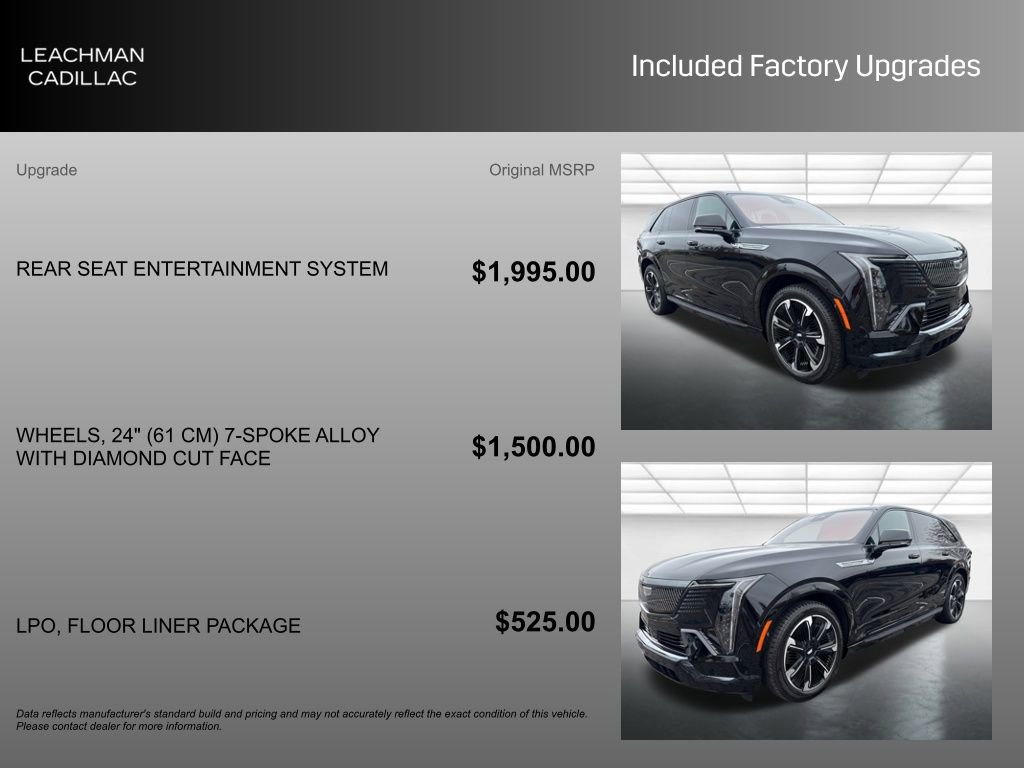 New 2026 Cadillac Escalade IQ Sport 1 w/ LPO, Floor Liner Package image 5