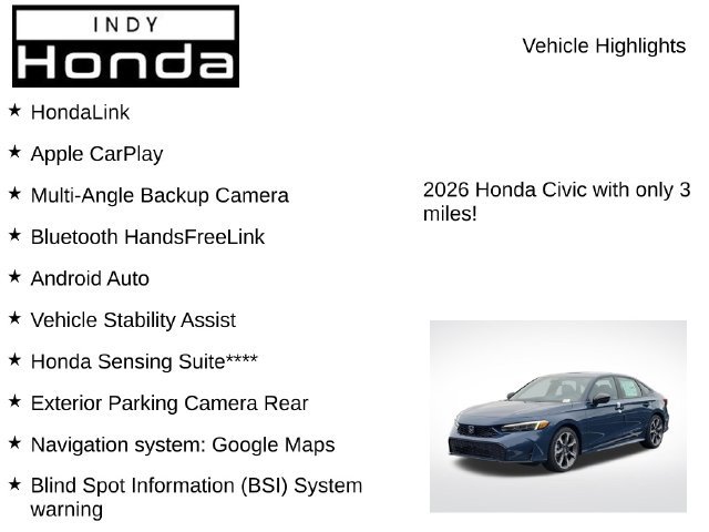 New 2026 Honda Civic Sport Touring image 7