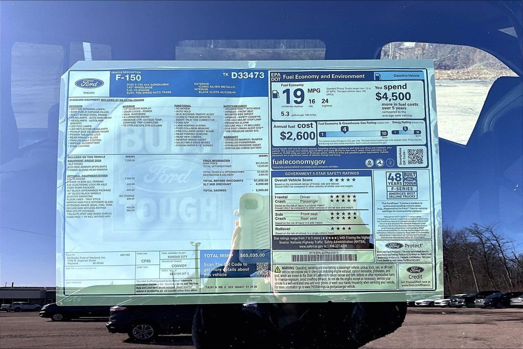 New 2026 Ford F150 XLT w/ Equipment Group 302A MID image 13