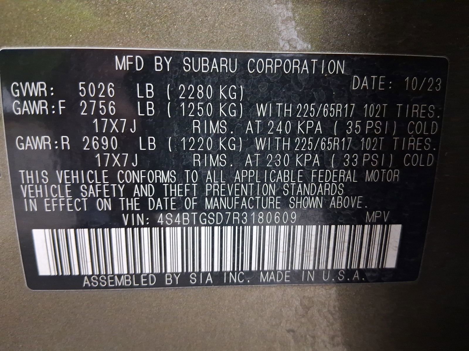 Used 2024 Subaru Outback Wilderness image 29