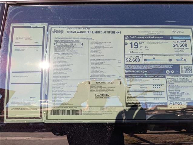 New 2026 Jeep Grand Wagoneer Limited w/ Premium Group II image 18