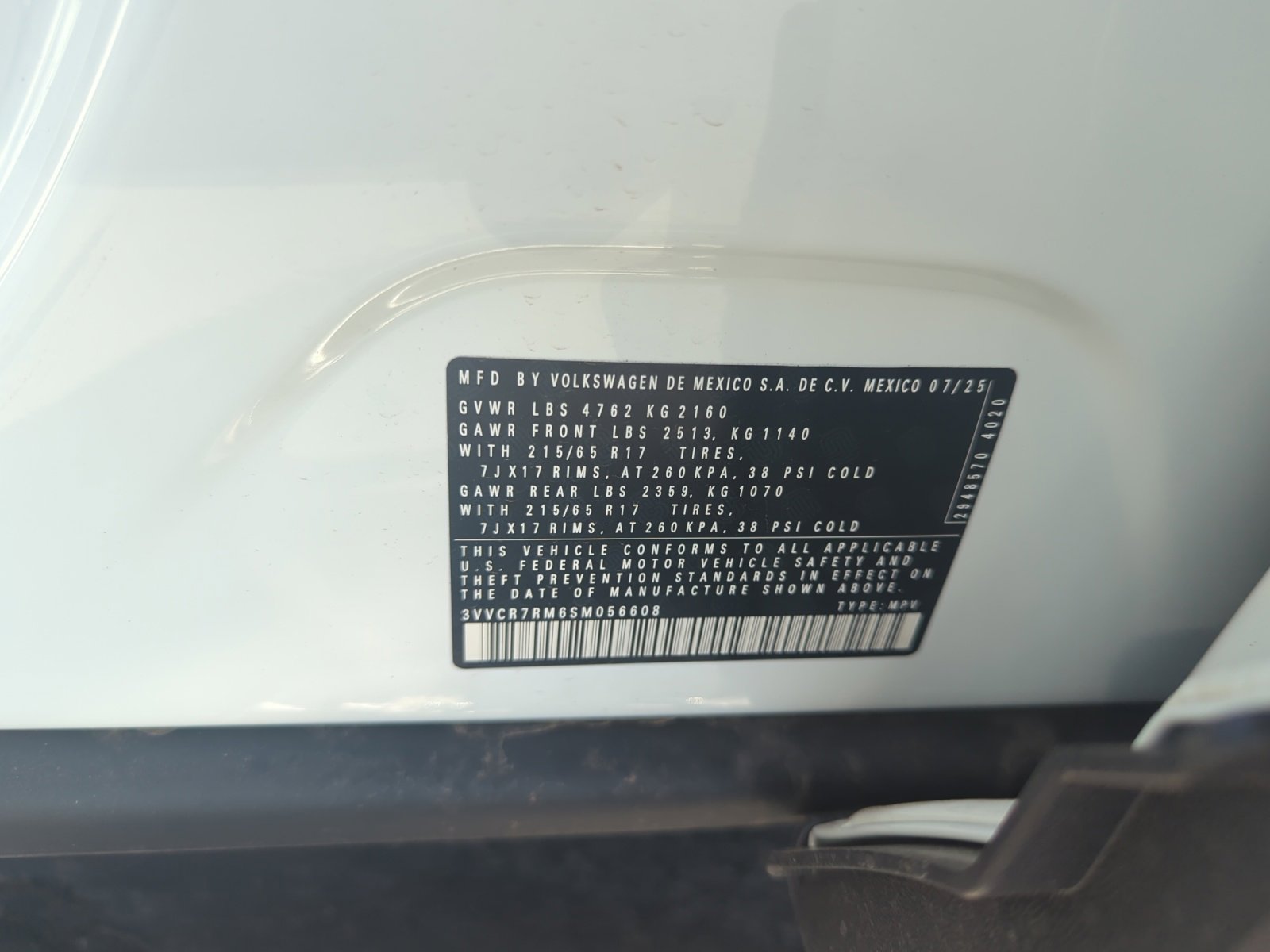 New 2025 Volkswagen Tiguan S image 24