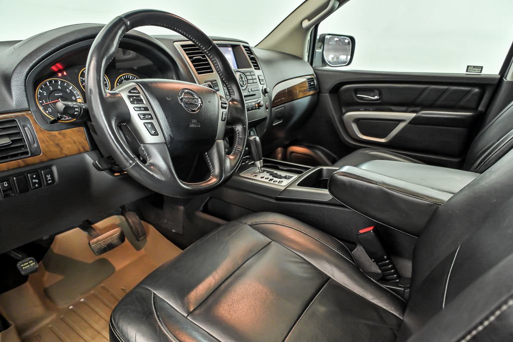 Used 2015 Nissan Armada Platinum w/ 2nd Row Captain Seat Package AWD/4WD image 11
