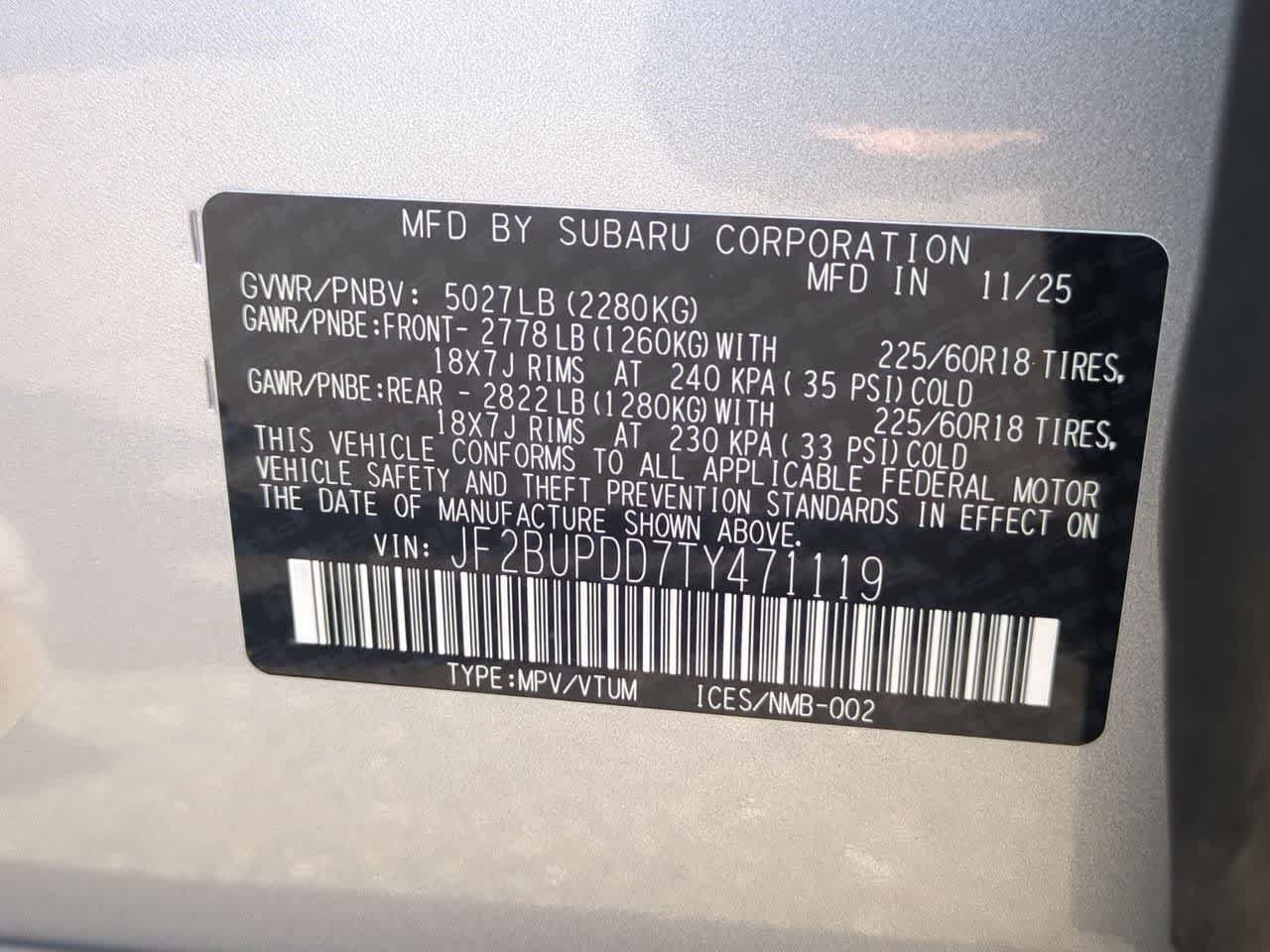 Certified 2026 Subaru Outback Limited AWD/4WD image 37
