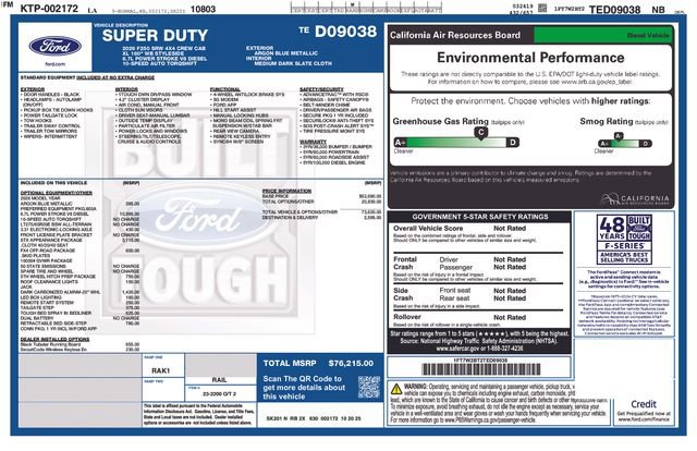 New 2026 Ford F250 XL w/ STX Appearance Package