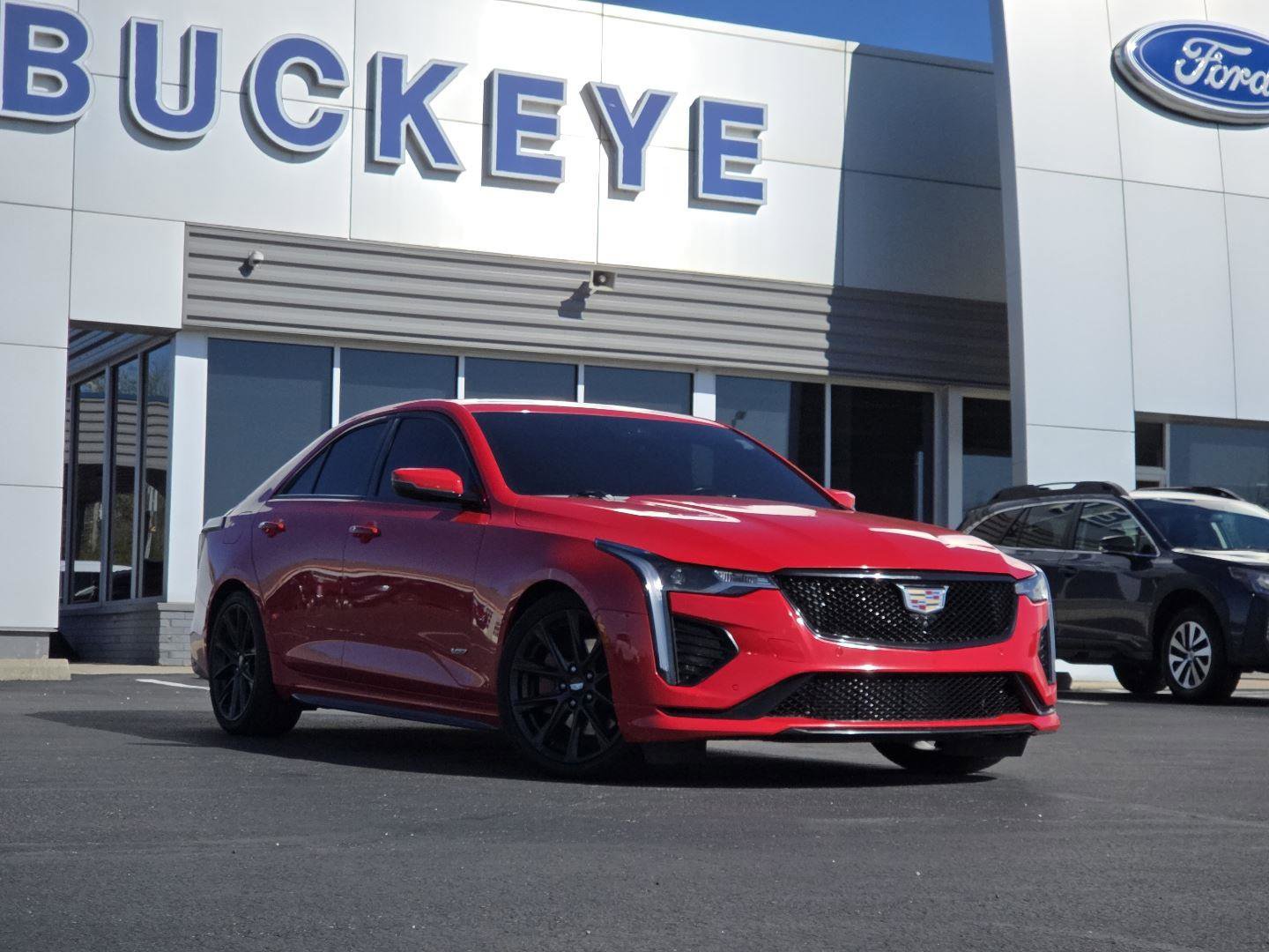 Used 2021 Cadillac CT4 V w/ Technology Package RWD image 1