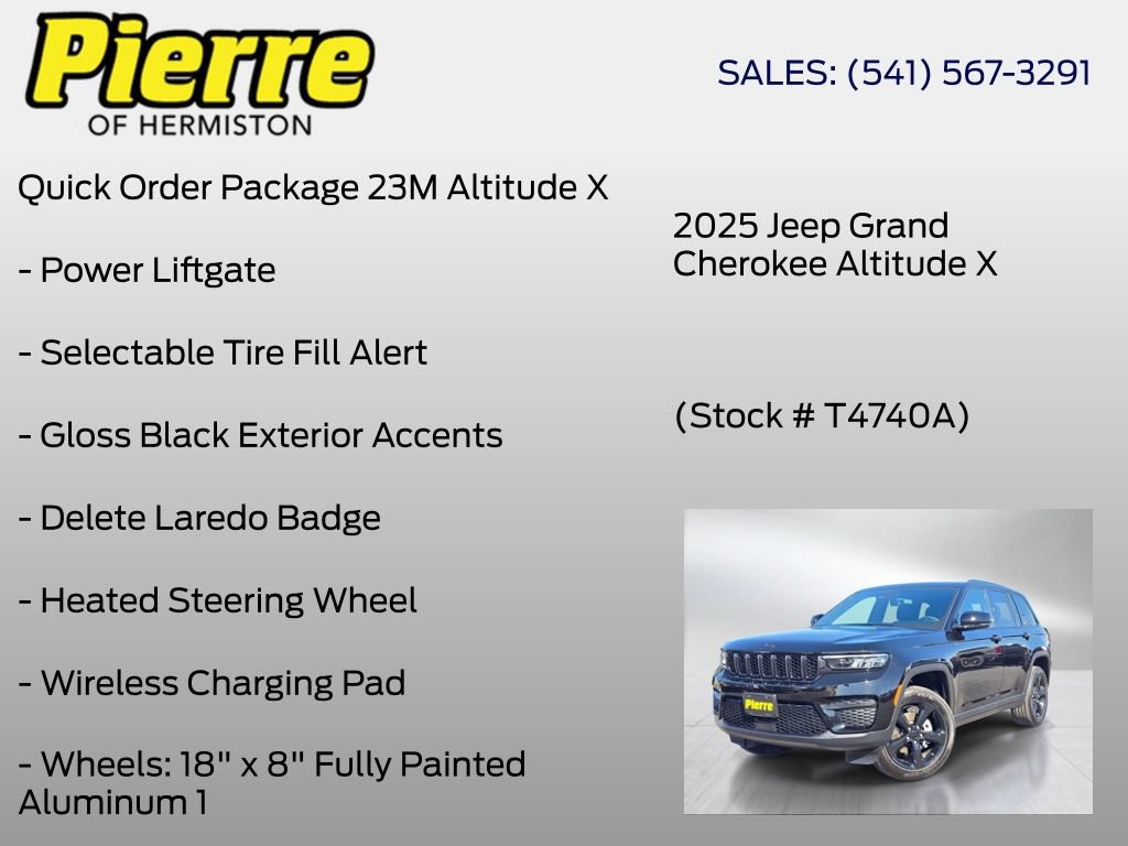 Used 2025 Jeep Grand Cherokee Altitude AWD/4WD image 12