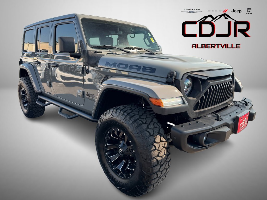 Used 2018 Jeep Wrangler Unlimited Sahara w/ Quick Order Package 24M Moab image 1