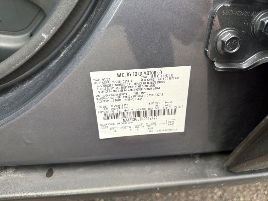 Used 2022 Ford EcoSport SE w/ Interior Protection Package image 24