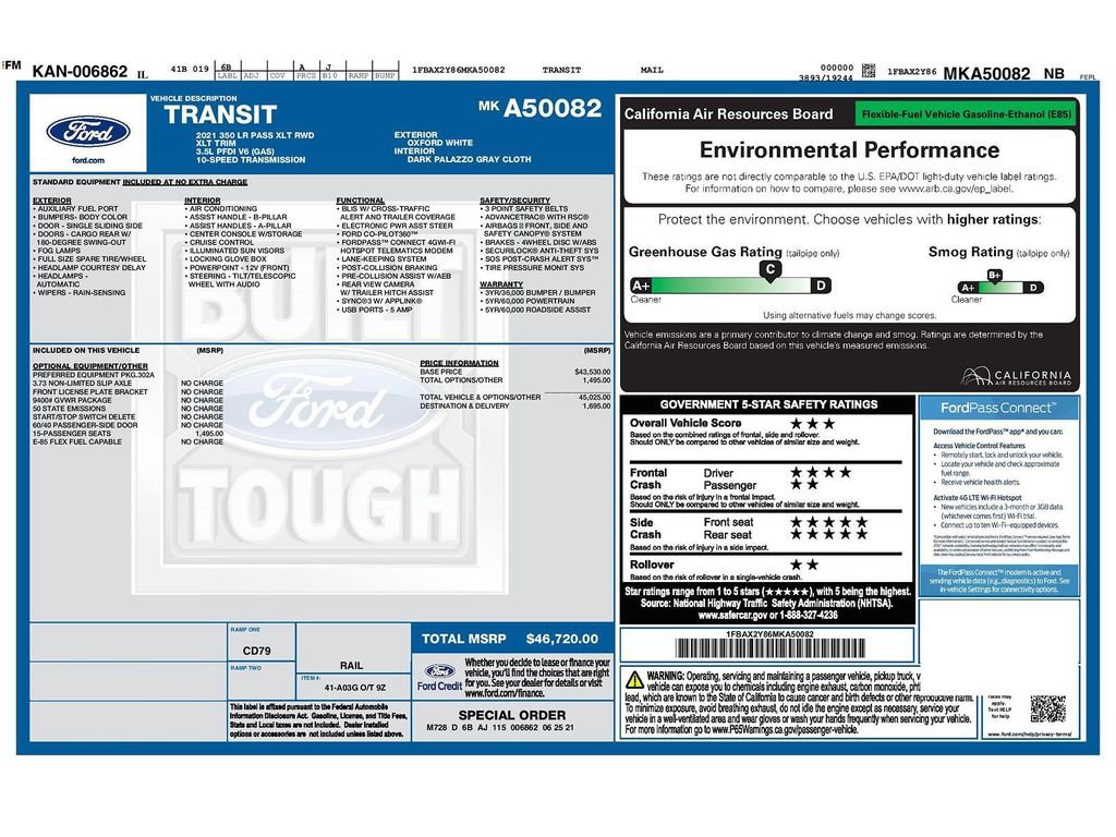 Used 2021 Ford Transit 350 XLT image 34