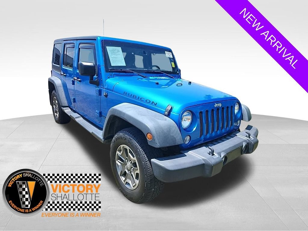 Used 2015 Jeep Wrangler Unlimited Rubicon w/ Max Tow Package AWD/4WD image 1