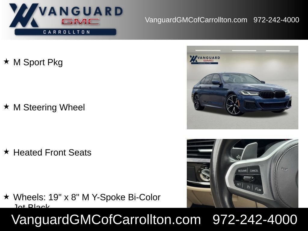 Used 2023 BMW 530i w/ M Sport Package RWD image 42