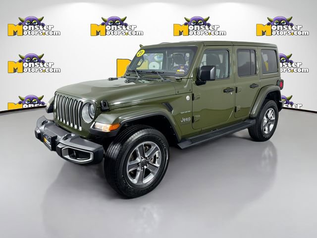 Used 2021 Jeep Wrangler Unlimited Sahara w/ Uconnect 4C Nav & Sound Group image 1