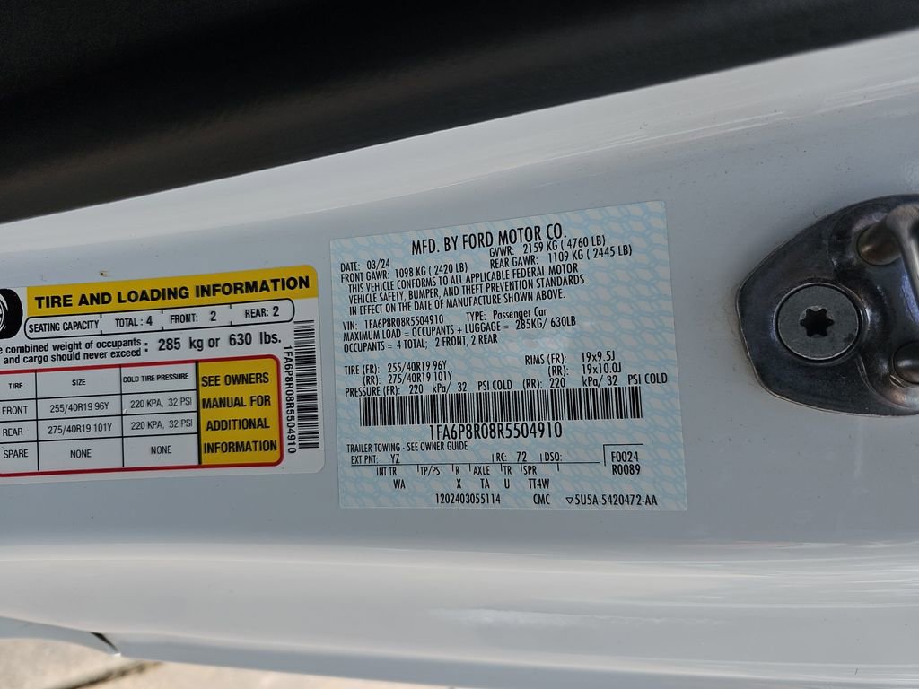 Used 2024 Ford Mustang Dark Horse RWD image 40