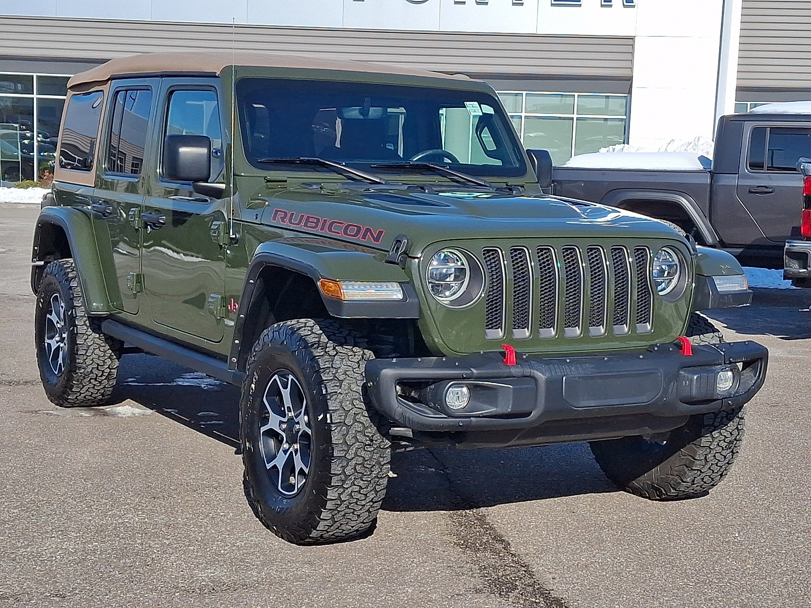 Used 2022 Jeep Wrangler Unlimited Rubicon w/ Steel Bumper Group image 2