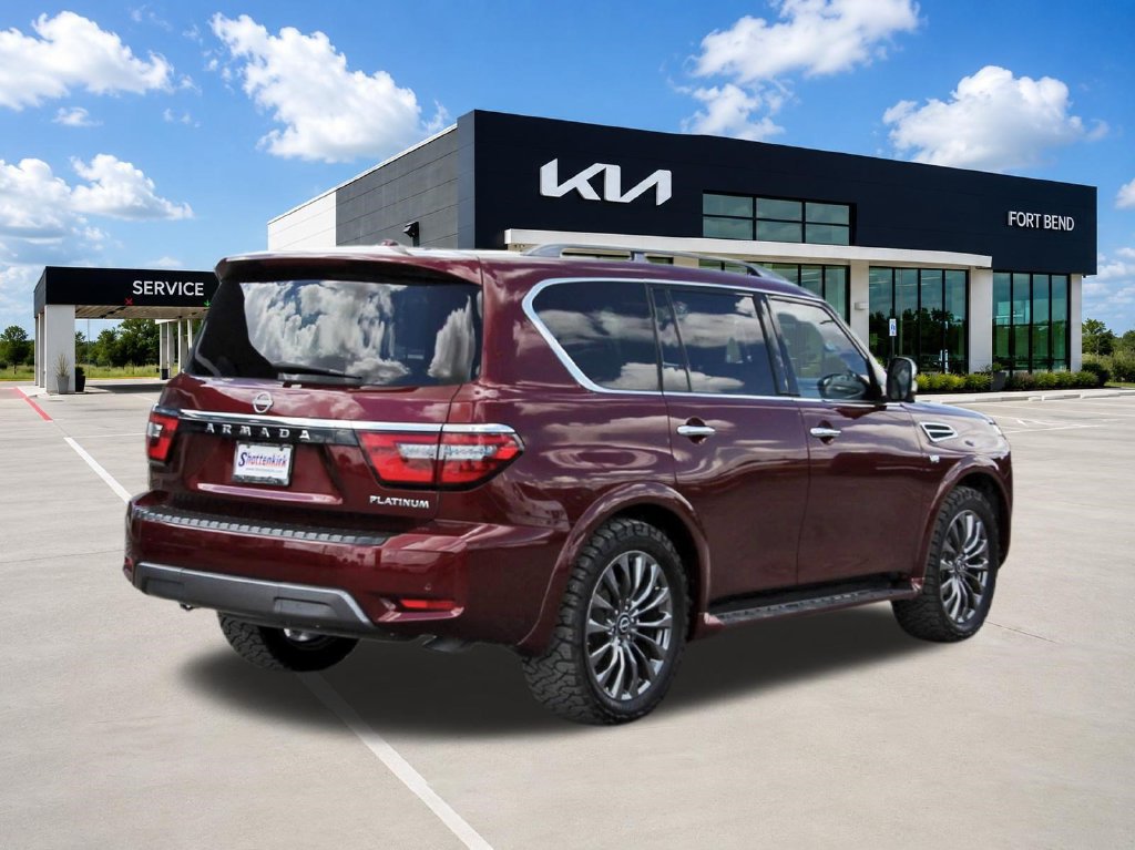 Used 2021 Nissan Armada Platinum w/ Captain's Chairs Package RWD image 5