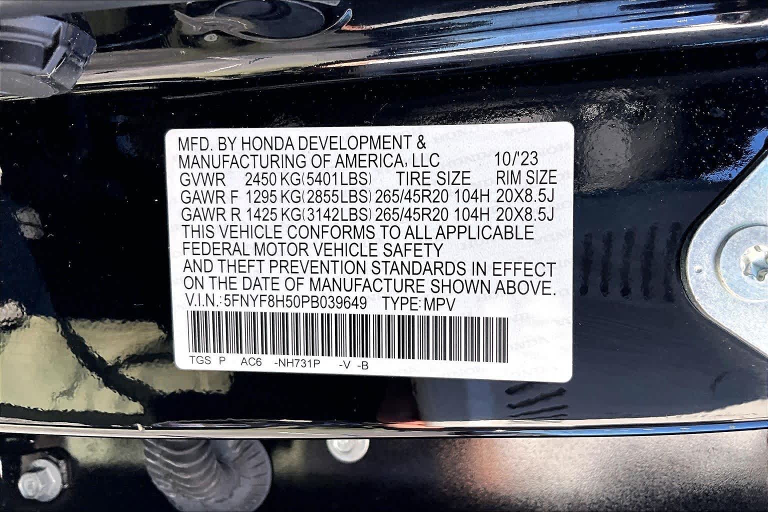 Used 2023 Honda Passport EX-L image 36