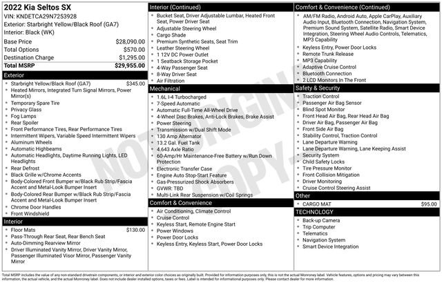 Used 2022 Kia Seltos SX image 42