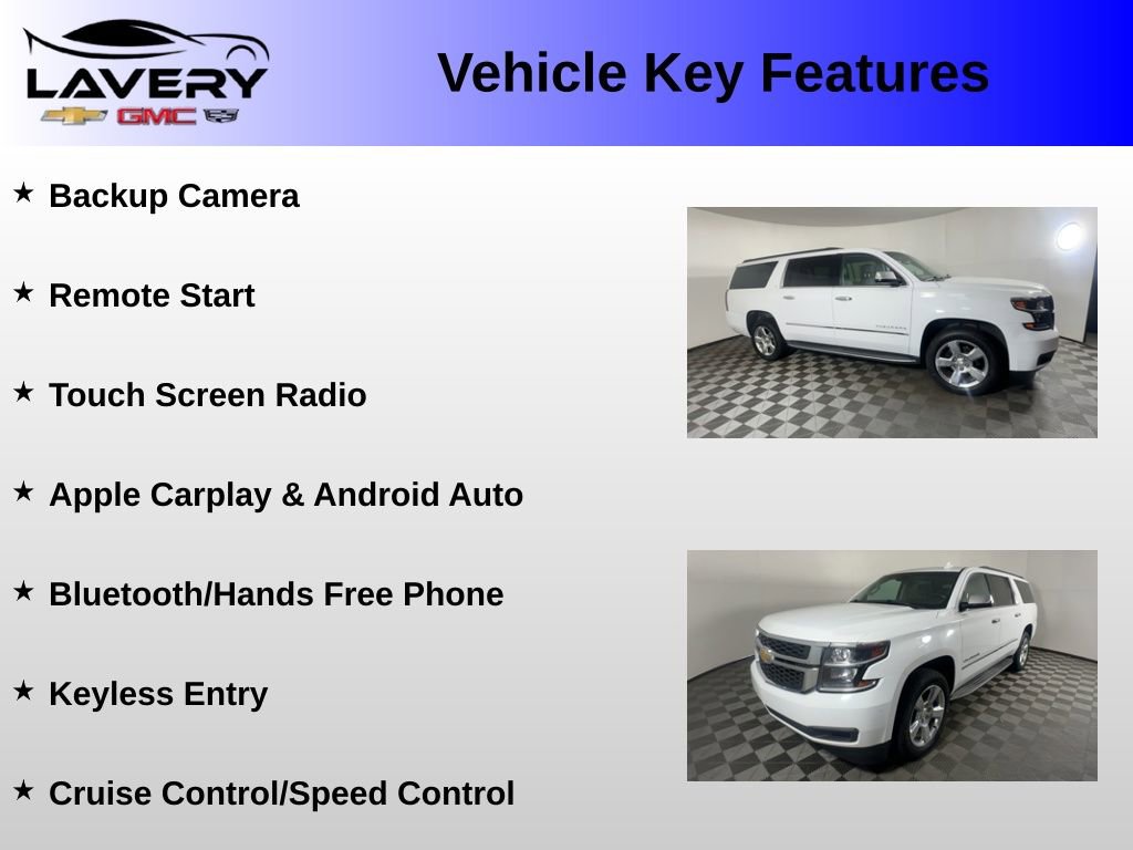 Used 2015 Chevrolet Suburban LT w/ Max Trailering Package AWD/4WD image 2