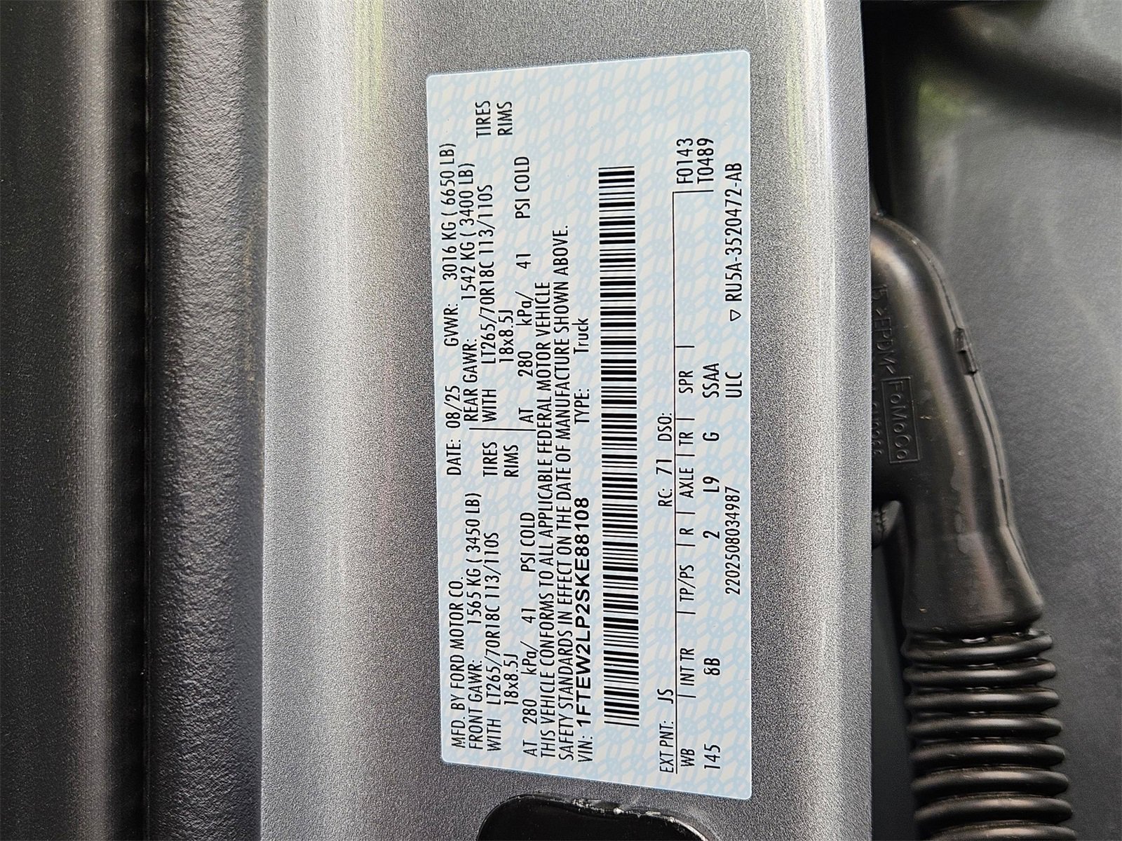 New 2025 Ford F150 STX w/ Equipment Group 201A FX4 image 21