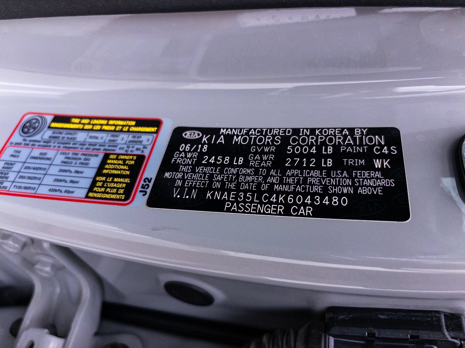 Used 2019 Kia Stinger GT RWD image 40