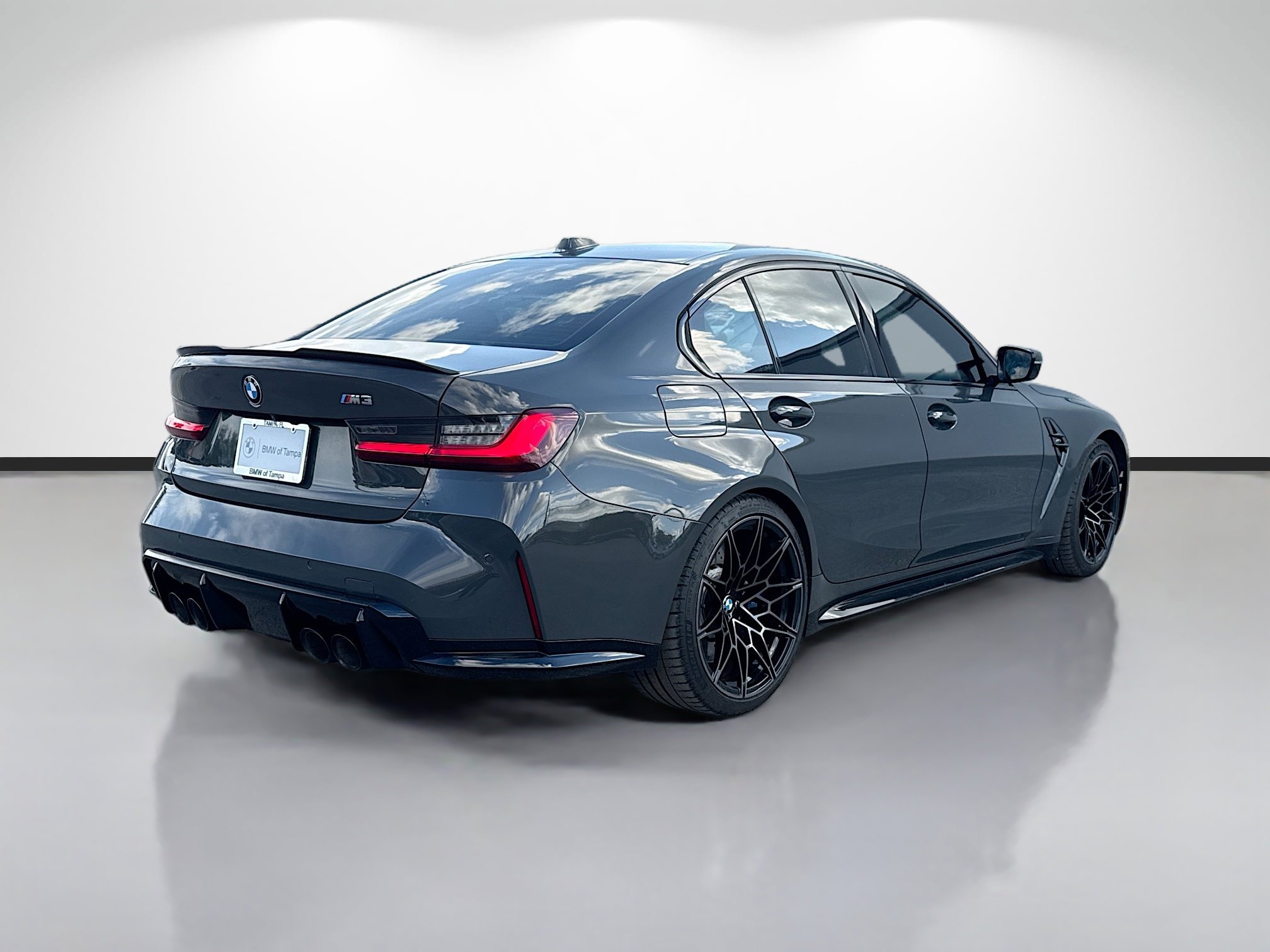 Used 2023 BMW M3 w/ M Carbon Exterior Package RWD image 3