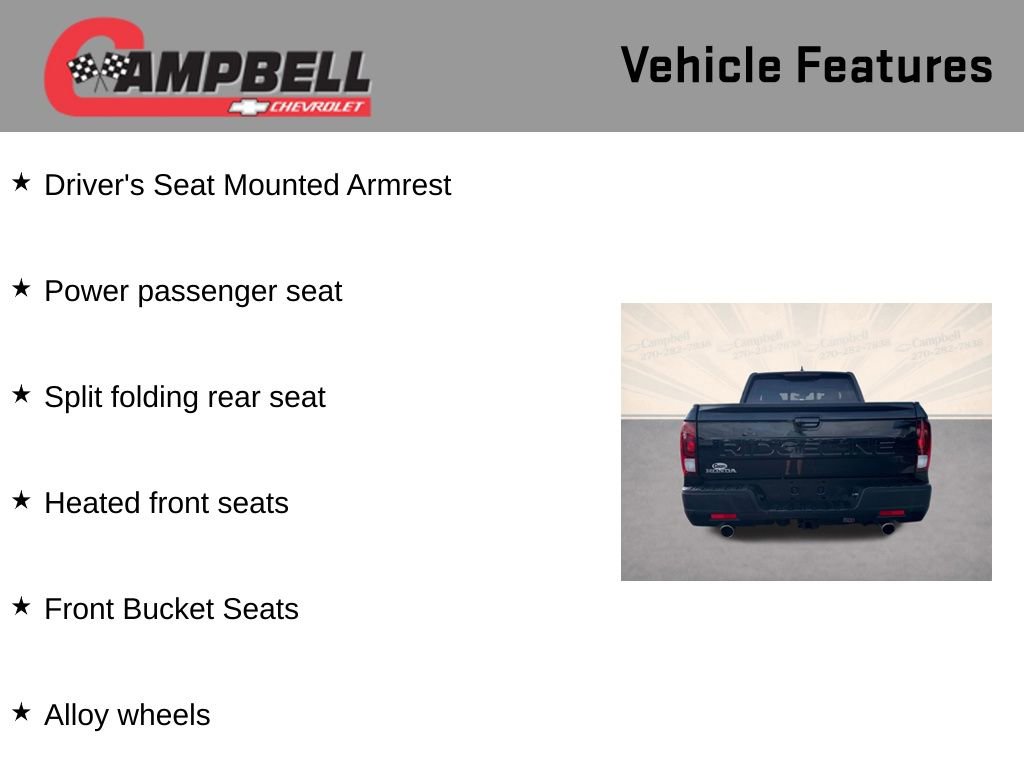 Used 2025 Honda Ridgeline RTL image 16