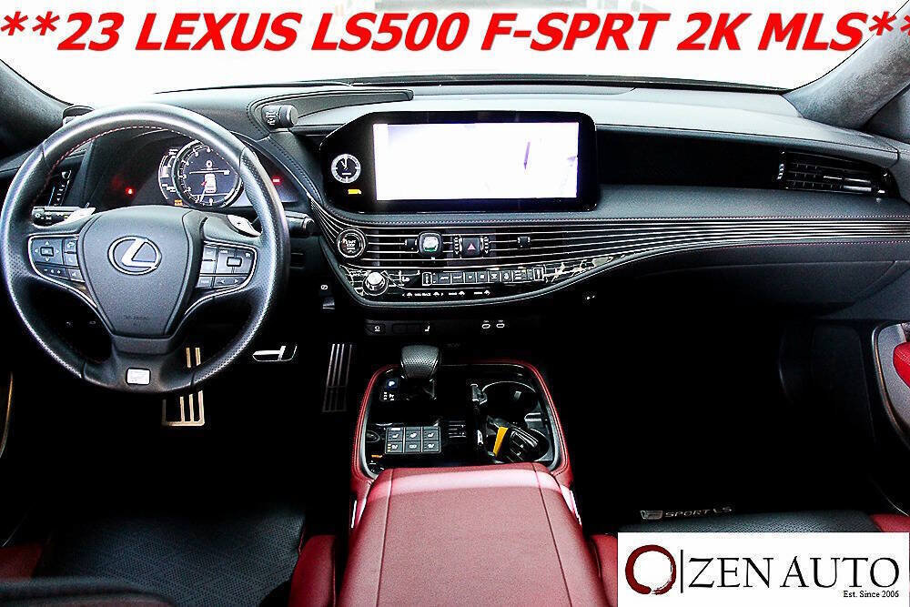 Used 2023 Lexus LS 500 F Sport w/ Cold Weather Package (CK) RWD image 15