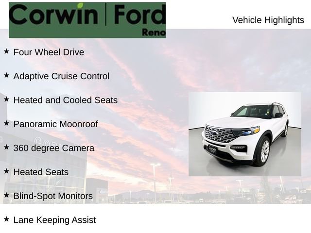 Certified 2023 Ford Explorer Platinum w/ Technology Package image 7