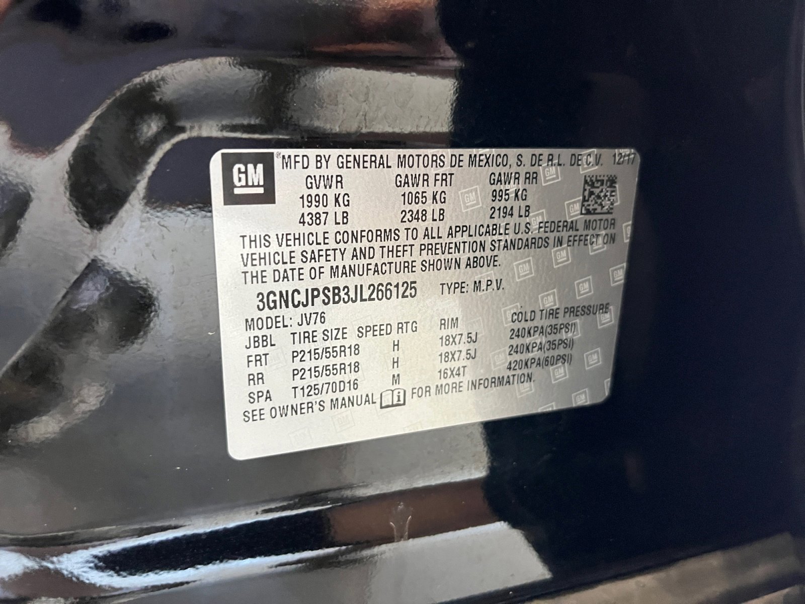 Used 2018 Chevrolet Trax LT w/ Sun & Sound Package image 29