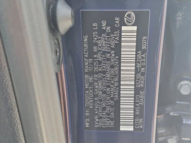 Used 2020 Lexus ES 350 w/ Premium Package FWD image 25