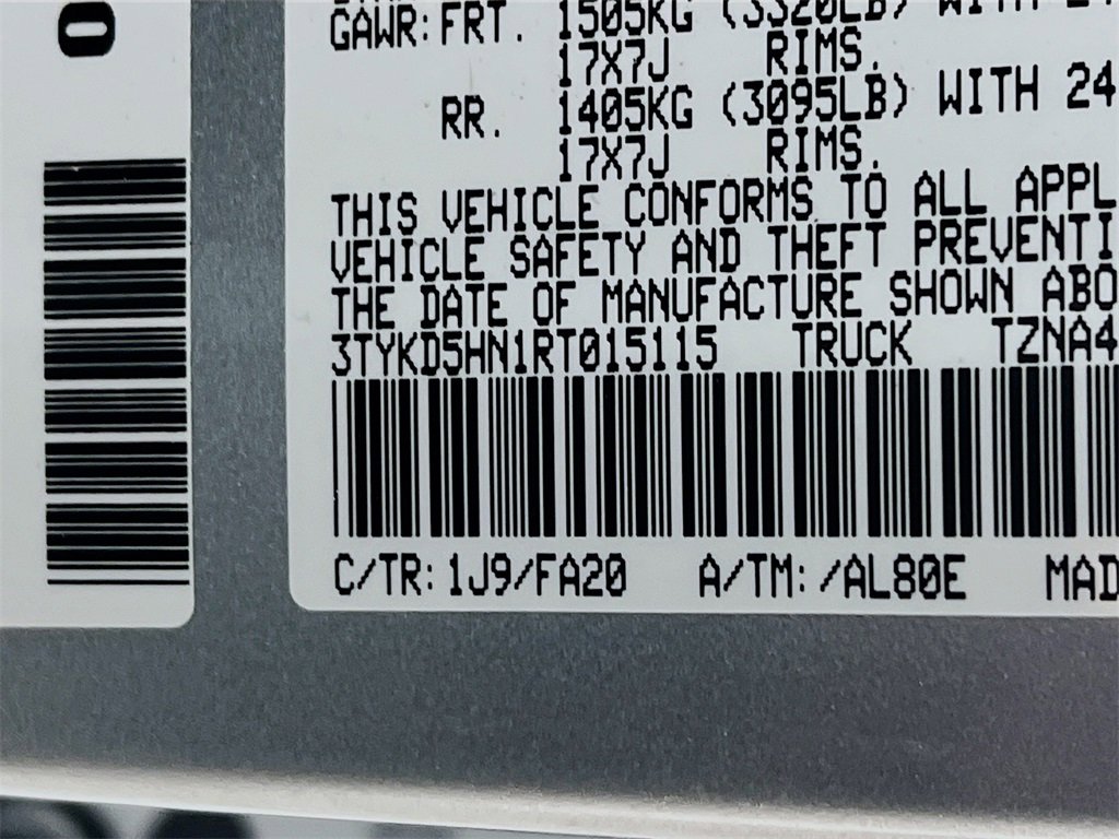 Certified 2024 Toyota Tacoma SR image 27