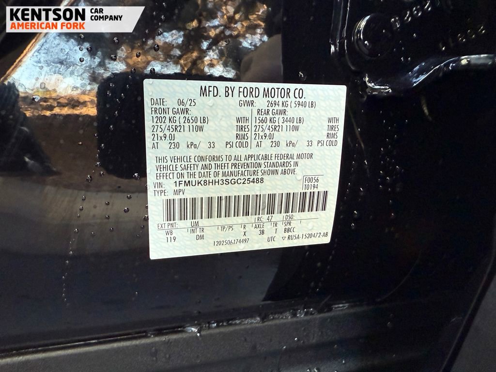 Used 2025 Ford Explorer Platinum w/ LUX Leather Package image 42