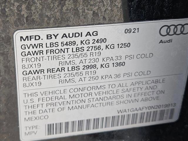 Used 2022 Audi Q5 2.0T Premium w/ Convenience Package image 23