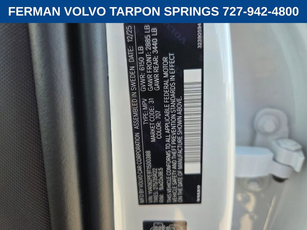 New 2026 Volvo XC90 B6 Plus w/ Protection Package Premier image 23